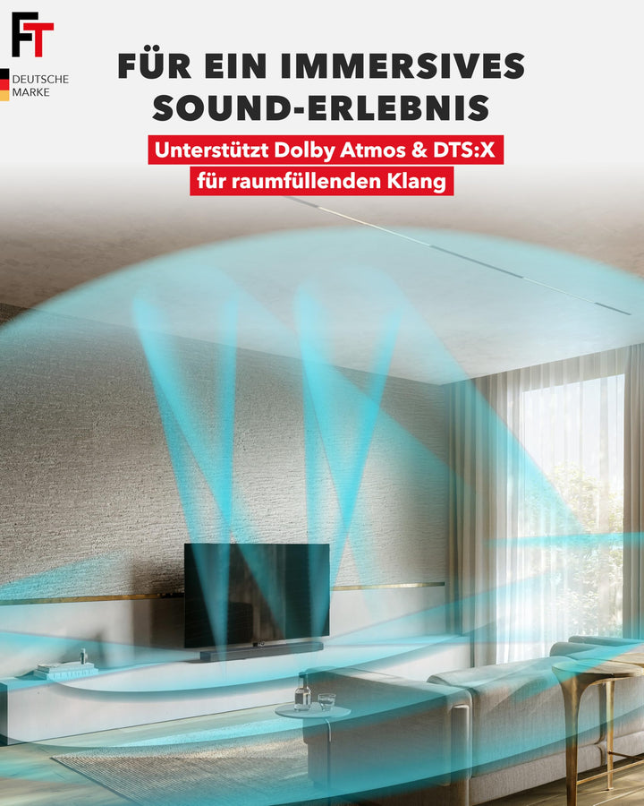 HDMI 2.1 Audio Extractor eARC Soundbar 8K 60Hz 4K 120Hz Dolby Atmos - Bild 4