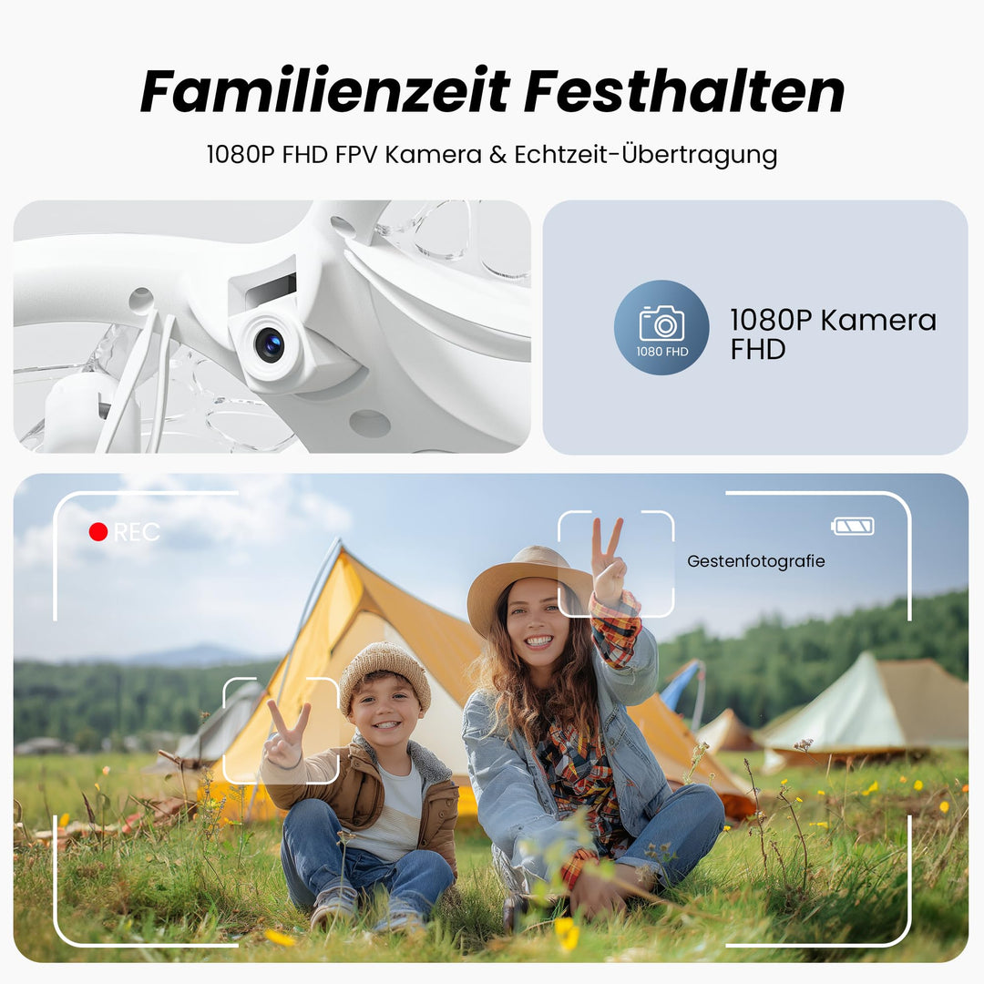 Kinder-Drohne mit 1080P HD-Kamera und STEM-Lernmodul 72g - Bild 2