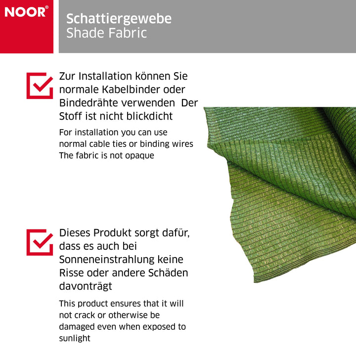 Sichtschutznetz HDPE 120 g/m² blickdicht 150x1000 cm Dunkelgrün - Bild 3