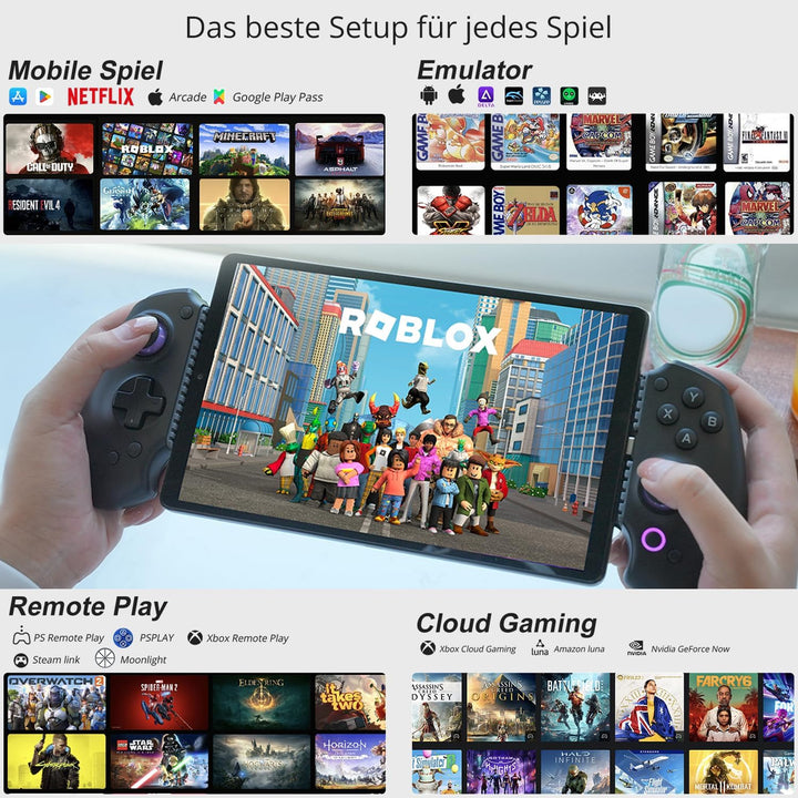 Mobile Gaming Controller Full-Size Bluetooth &amp; USB-C mit Hall-Effekt - Bild 6