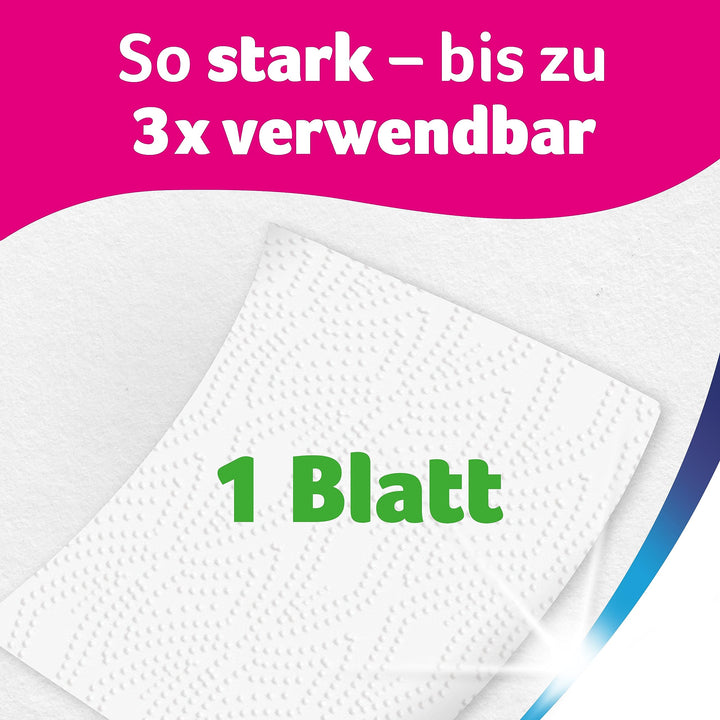 Küchenrolle weiss Power-X-Struktur saugstark 48 Rollen Grosspackung - Bild 4