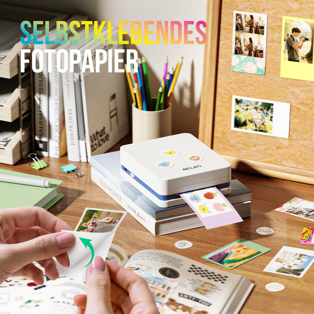 Fotodrucker fuer Smartphone kompakt weiss mit Bluetooth - Bild 7