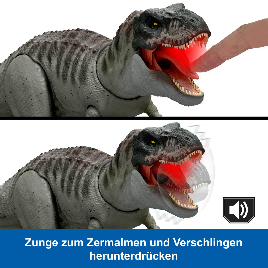 Tyrannosaurus Rex Spielzeugfigur mit Beissattacke Licht Sound 53 cm - Bild 3