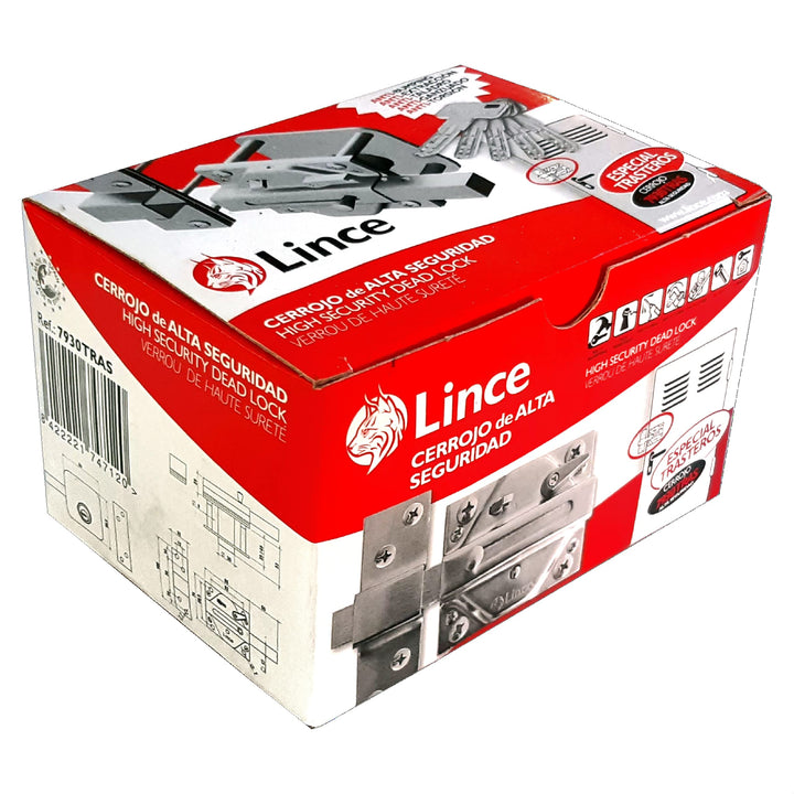 Sicherheitsriegel Chrom stossresistent Anti-Bumping 74x85mm - Bild 5