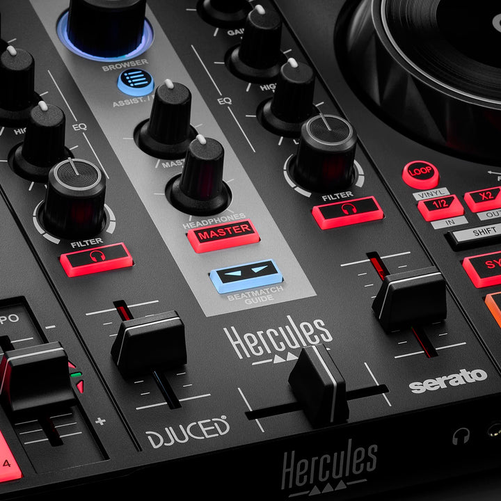 DJ-Controller Einsteiger mit Beatmatch-Guide, 8 Pads, USB - Bild 4