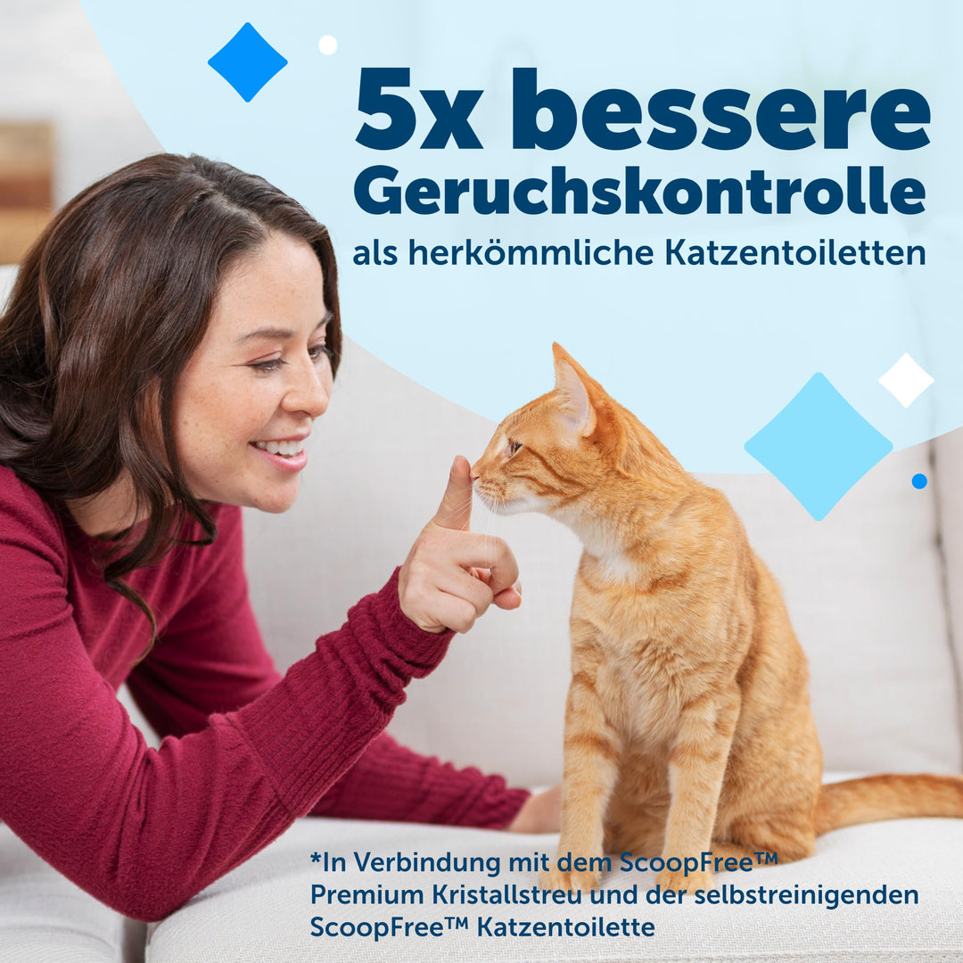 Katzenklo Ersatzschale Silikat-Kristallstreu 3er-Pack für Selbstreiniger - Bild 2