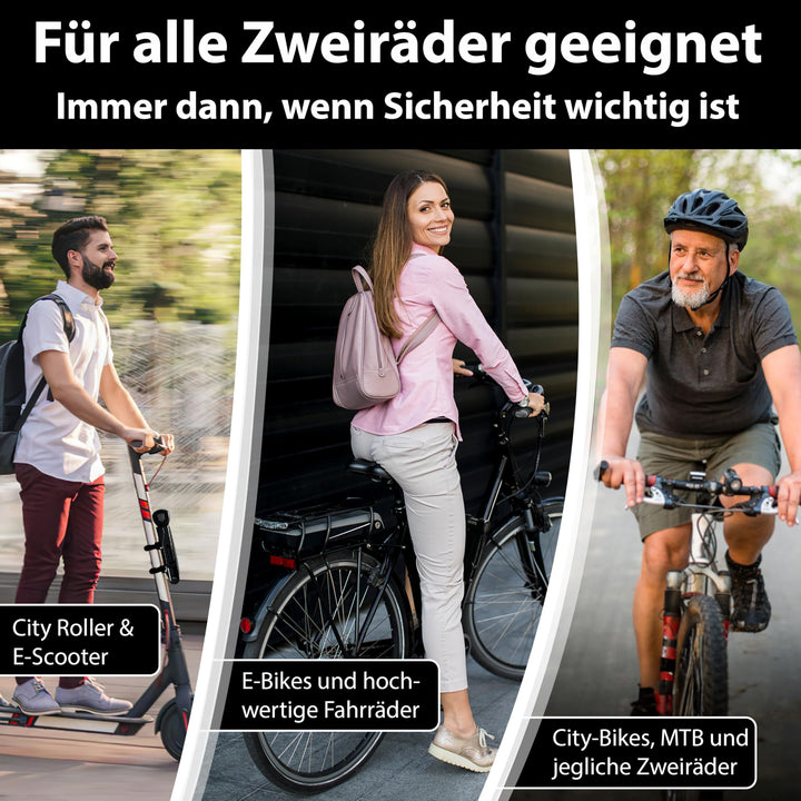 Faltschloss Fahrrad 110cm Zahlenschloss Edelstahl ADFC-zertifiziert - Bild 6