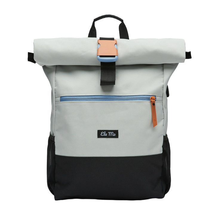 Rolltop Rucksack Damen 18-26 L mit Laptopfach 17 Zoll &amp; USB