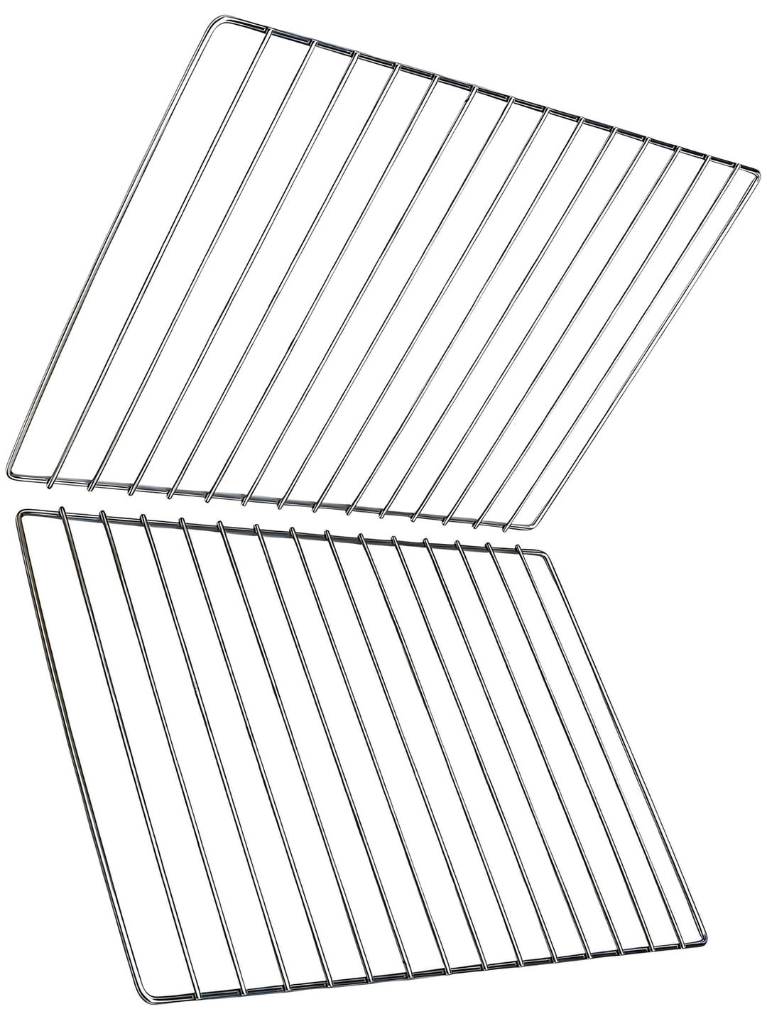 Grillrost Edelstahl 40x30 cm spülmaschinenfest 2er-Set