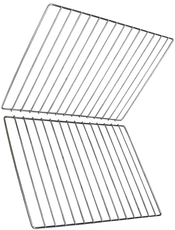 Grillrost Edelstahl 40x30 cm spülmaschinenfest 2er-Set