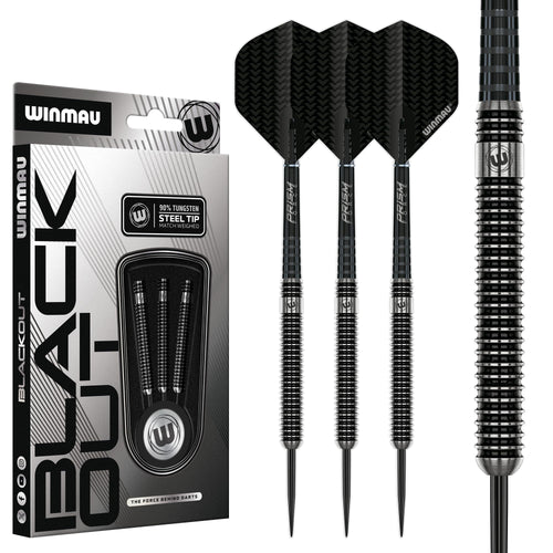 Steeldart-Set 90% Tungsten 23g Parallel Barrel mit Flights & Shafts