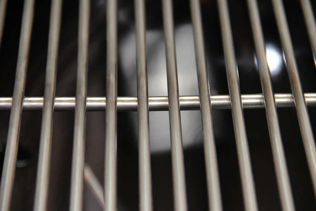 Grillrost Rund Edelstahl Ø 50 cm mit Reling für Schwenkgrill - Bild 8