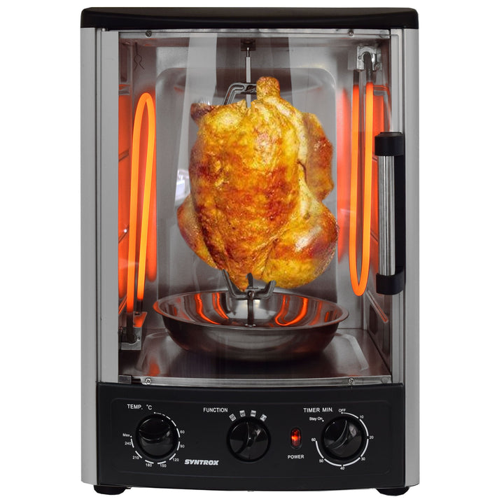 Vertikalgrill Multigrill 23 L mit Fleischkarussell 4 Funktionen - Bild 3