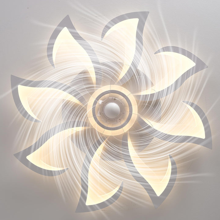 Deckenventilator mit Licht 7 Blätter 6 Stufen dimmbar 70cm - Bild 6
