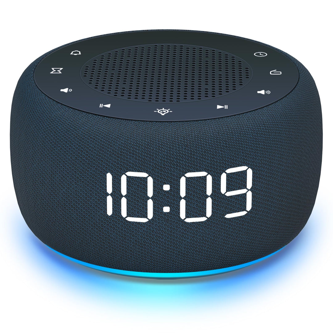 Radiowecker mit UKW-Radio, 7-Farben-Nachtlicht und HiFi-Lautsprecher