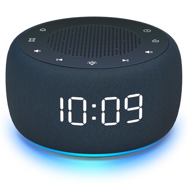 Radiowecker mit UKW-Radio, 7-Farben-Nachtlicht und HiFi-Lautsprecher