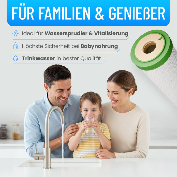 Wasserfilter Aktivkohle gesintert für Untertisch-Filtergehäuse bis 3 L/min - Bild 7