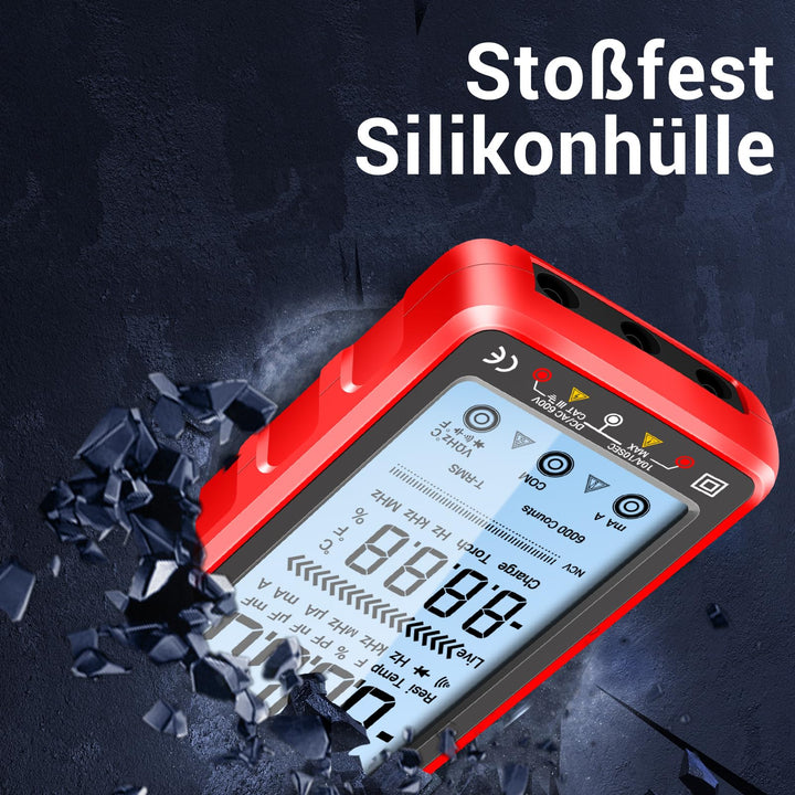 Digitales Multimeter wiederaufladbar USB-C 5-Zoll-Display Elektriker - Bild 6