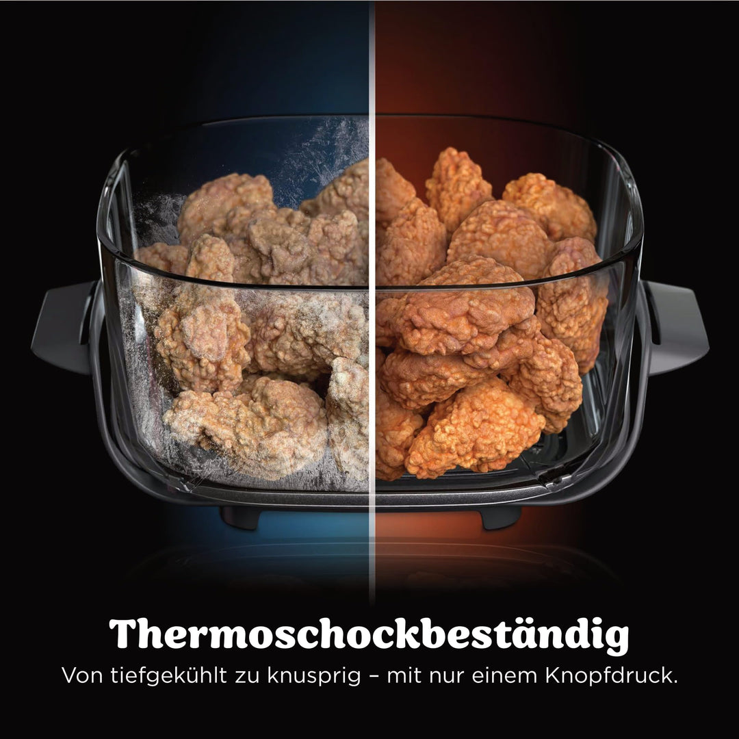 Heissluftfritteuse tragbar 3,8 l + 1,4 l Glas mit Tasche - Bild 5