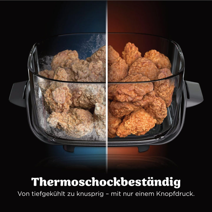 Heissluftfritteuse tragbar 3,8 l + 1,4 l Glas mit Tasche - Bild 5