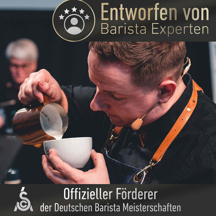 Milchkännchen Edelstahl 600ml für Latte Art, Kupfer - Bild 5