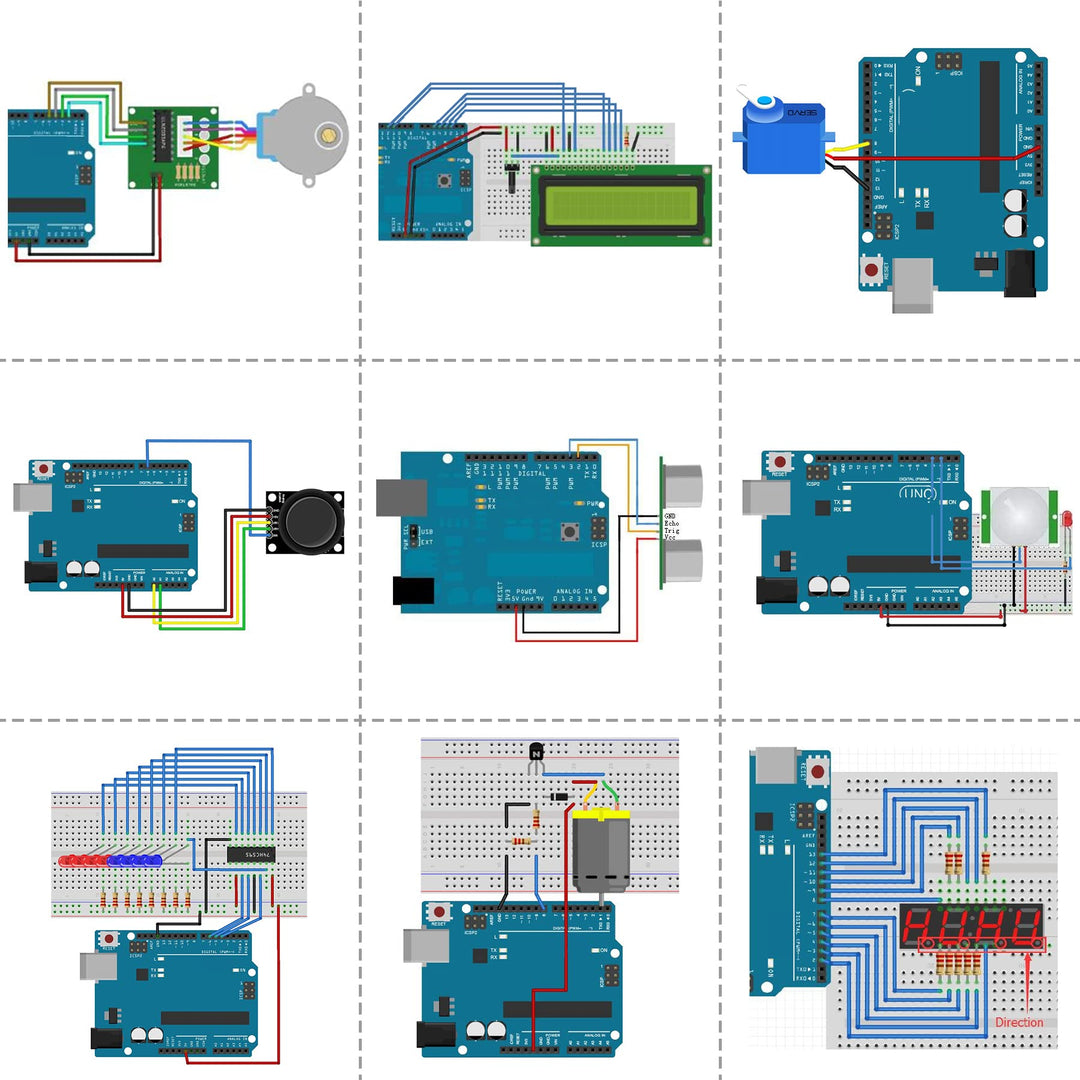 Elektronik Starter Kit Arduino-kompatibel 248 Teile mit 42 Kursen - Bild 5