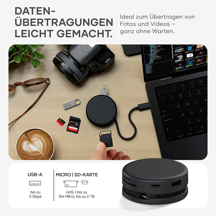 USB-C Hub 7-in-1 magnetisch 4K HDMI 100W PD für MacBook - Bild 6