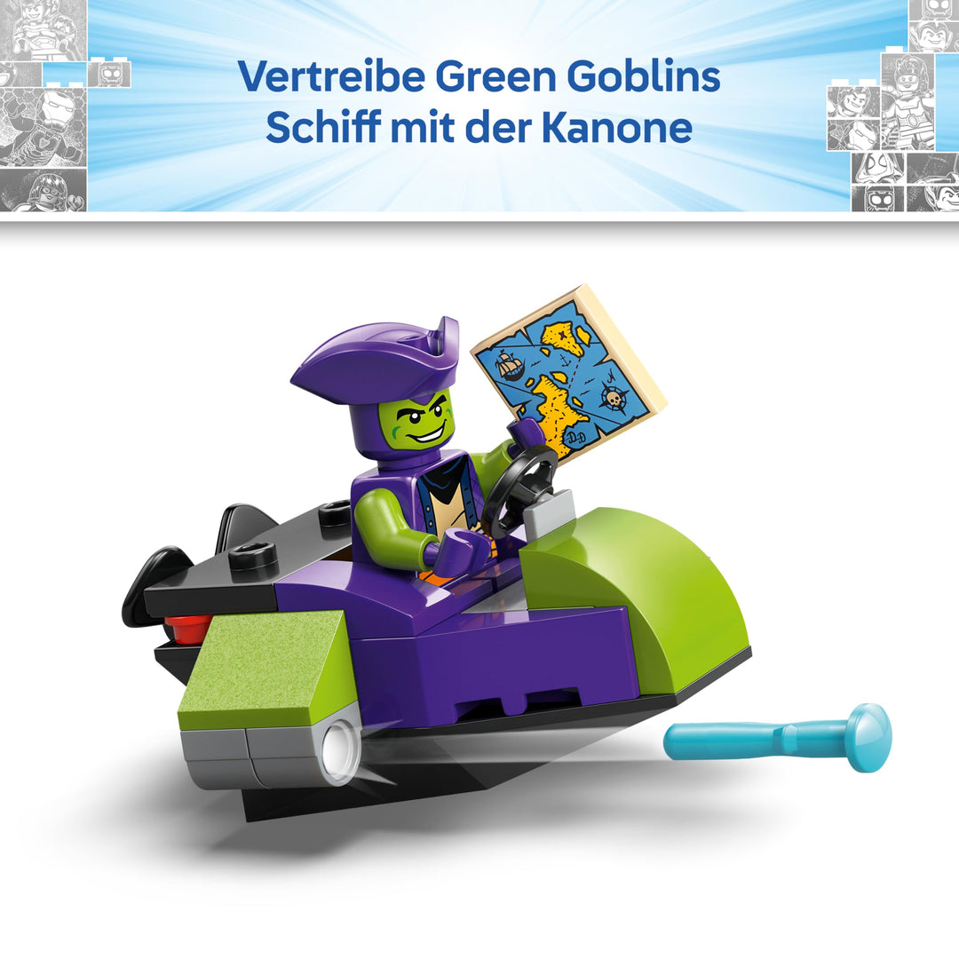 Piratenschiff Bauset Superhelden 4 Minifiguren 201 Teile ab 4 Jahre - Bild 5