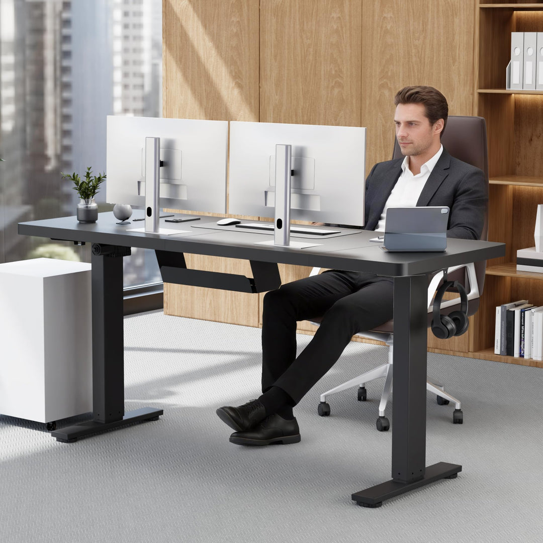 Höhenverstellbarer Schreibtisch 160x60 cm mit Memory-Funktion - Bild 2