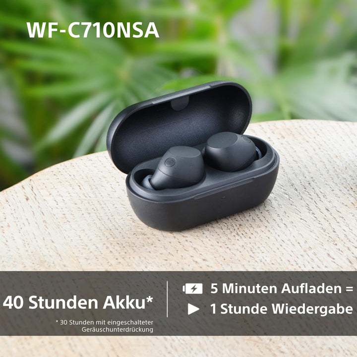 True-Wireless In-Ear Kopfhörer mit ANC 40h Akku IPX4 schwarz - Bild 6