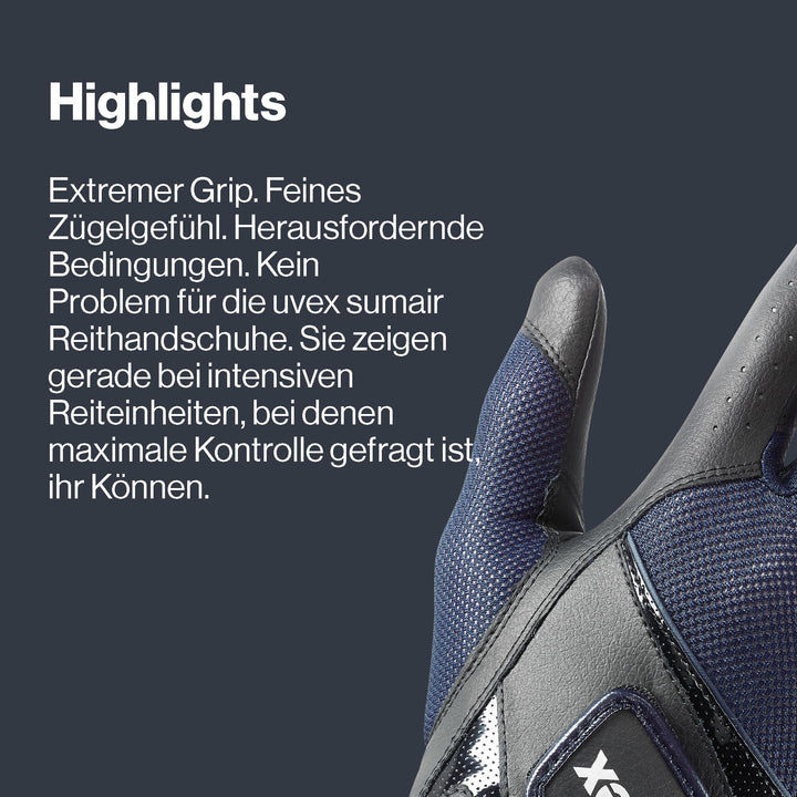 Reithandschuhe Mesh-PU Kurzschnitt touchscreenfähig Gr. 6.5 - Bild 5