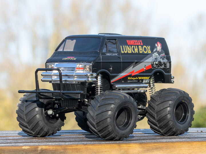 RC Monster Truck Bausatz 1:12 Schwarze Edition mit Wheelie-Bar - Bild 3