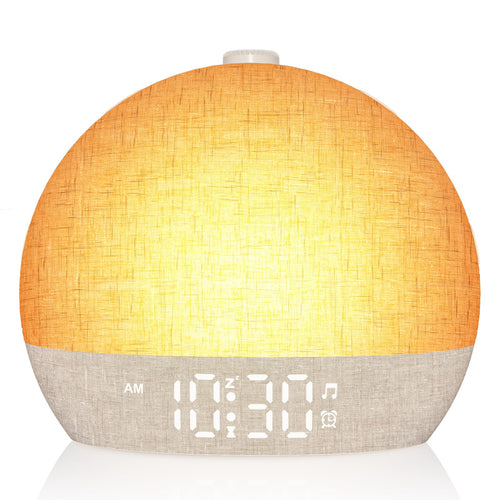 Lichtwecker Sonnenaufgang mit 9 Lichtmodi und 20 Helligkeitsstufen