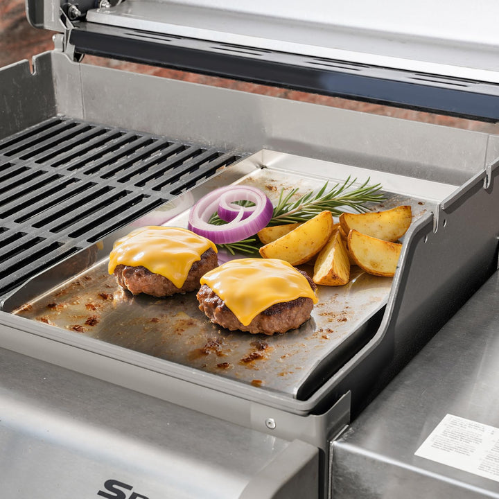 Grillplatte Plancha Edelstahl 44x30 cm für Weber Spirit &amp; Genesis - Bild 9