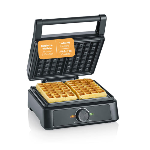 Waffeleisen belgische Waffeln Keramik PFAS-frei 1600 Watt