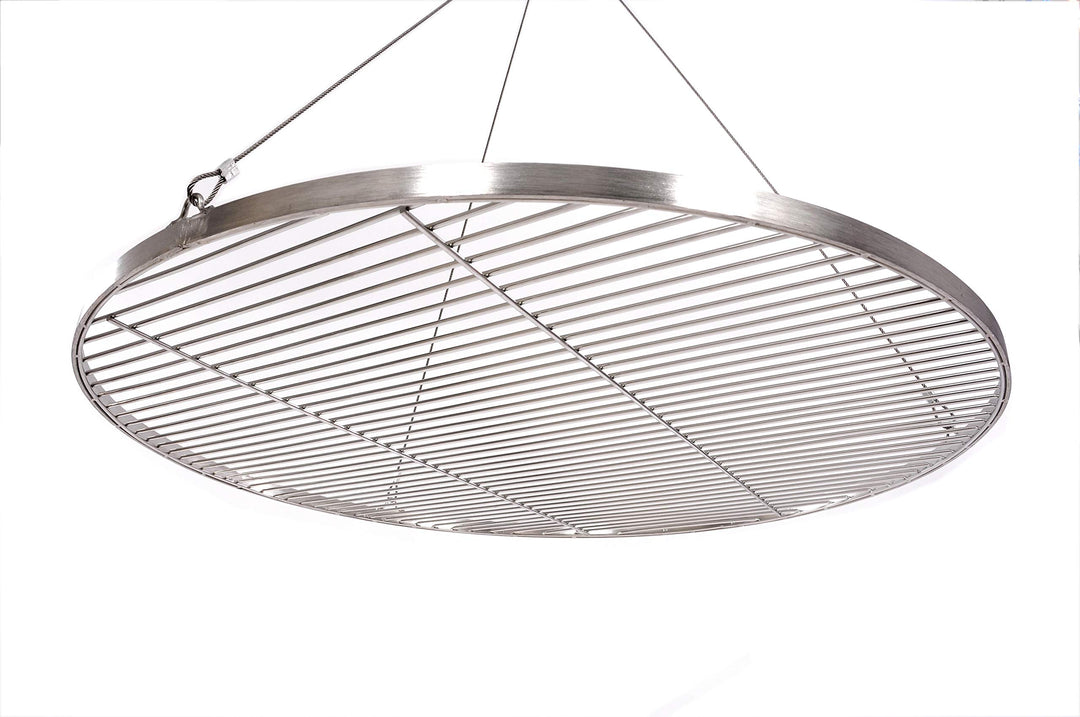 Grillrost Edelstahl 304 rund 60 cm für Schwenkgrill mit Seil - Bild 6