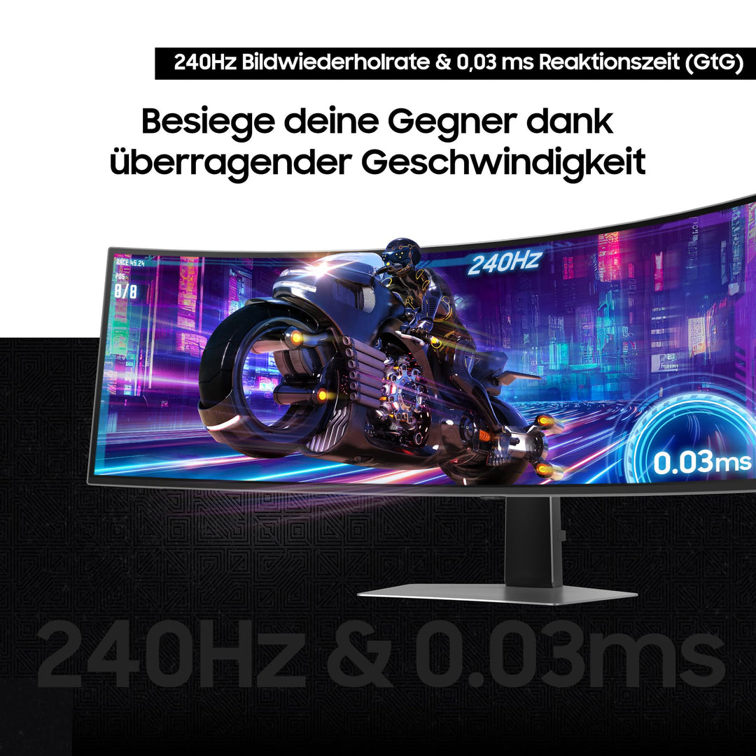 Curved Gaming Monitor 49 Zoll OLED DQHD 5120x1440 240 Hz - Bild 8