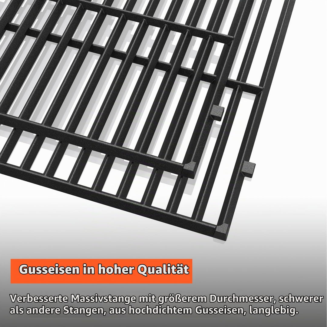 Grillrost Gusseisen 49,5x33cm für Weber Genesis 300 Serie 2er-Set - Bild 3