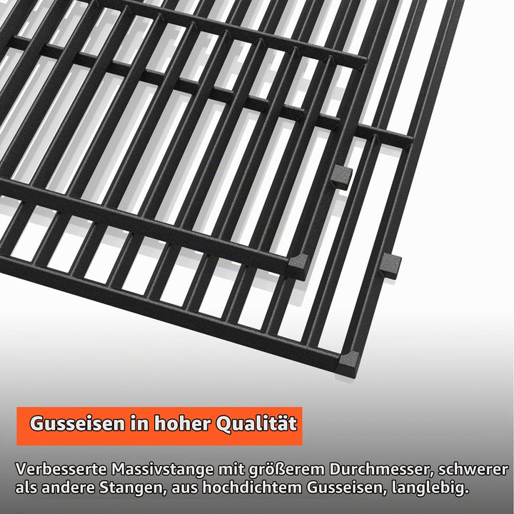 Grillrost Gusseisen 49,5x33cm für Weber Genesis 300 Serie 2er-Set - Bild 3