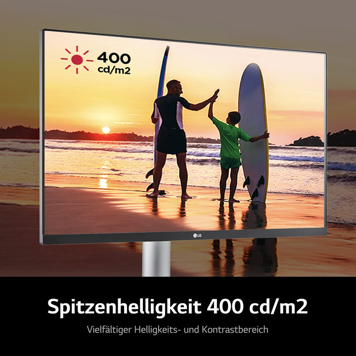 4K IPS Monitor 27 Zoll 3840x2160 HDR400 AMD FreeSync weiss - Bild 5