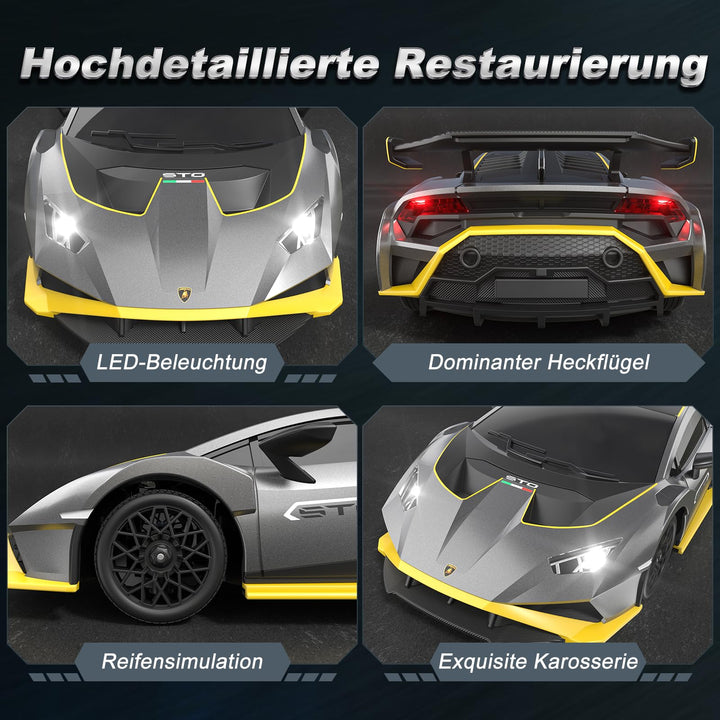 RC Drift Auto 1:18 Ferngesteuert 35 km/h 4WD mit Wechselreifen - Bild 5