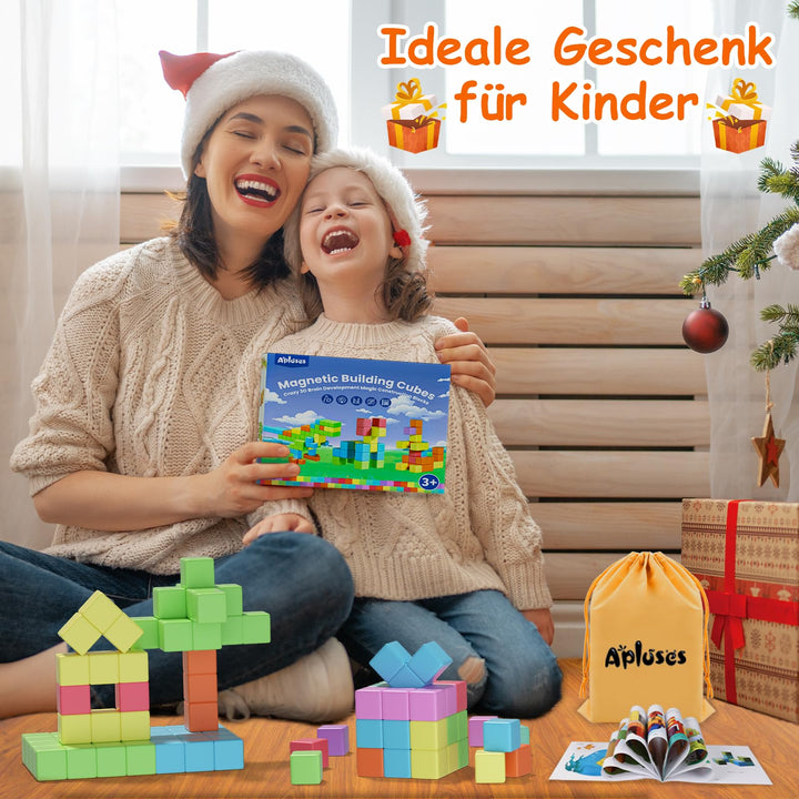 Magnetbausteine 72-teilig für Kinder ab 3 Jahren mit Tragetasche - Bild 6
