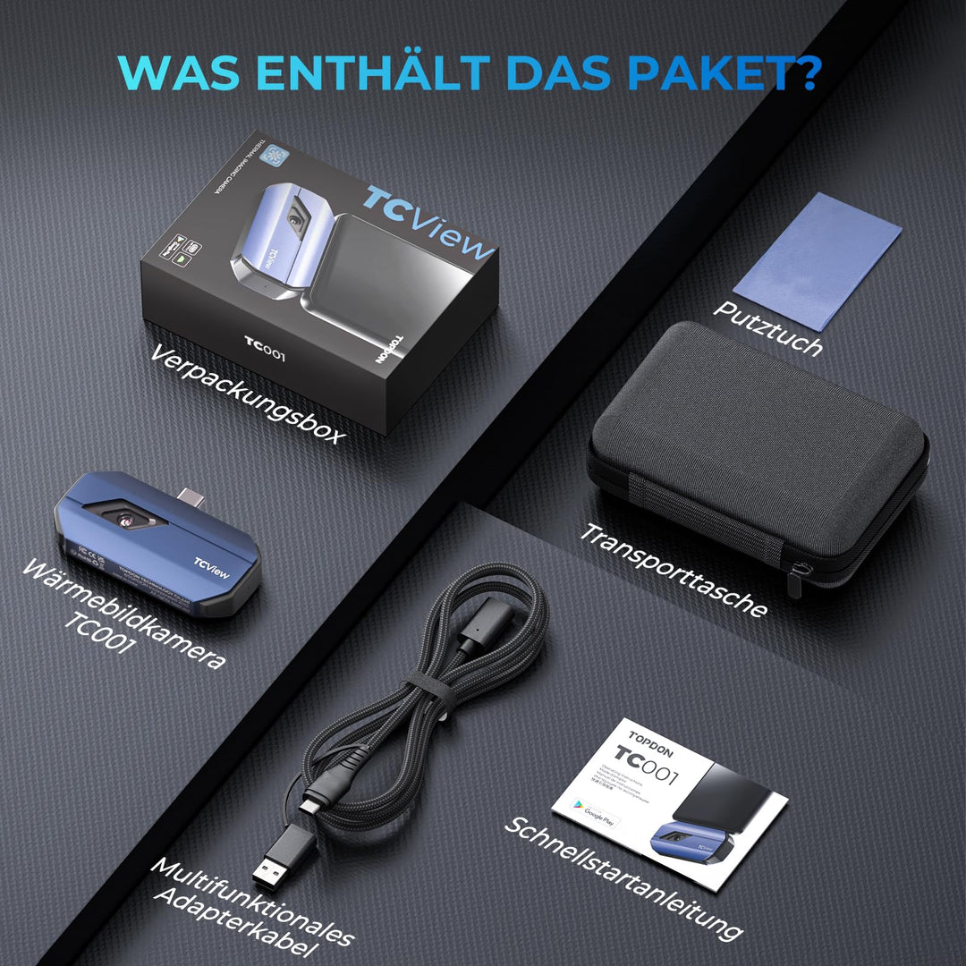Wärmebildkamera Android USB-C 512x384 TISR -20 bis 550°C - Bild 9
