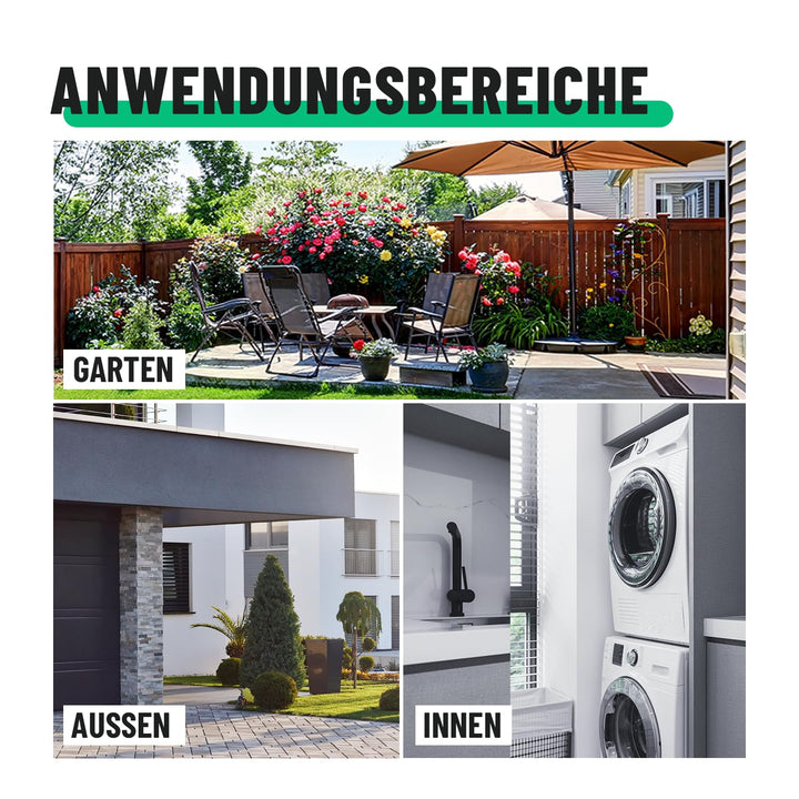 Feuchtraum Steckdose Aufputz 2-fach IP54 250V 16A 10er-Set grau - Bild 3
