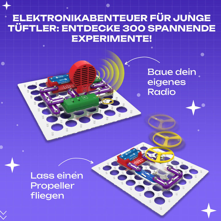 Elektronik Baukasten Kinder 300 Experimente MINT ab 8 Jahren - Bild 4