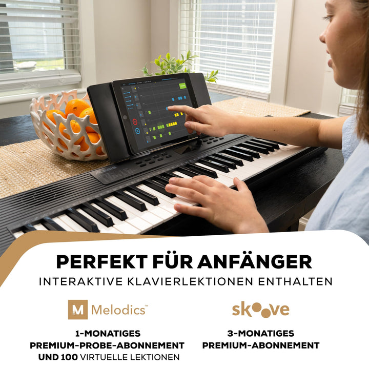 Keyboard Piano 61 Tasten mit 300 Sounds für Einsteiger - Bild 2