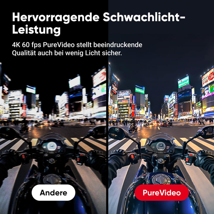 Action-Cam 8K mit Flip-Touchscreen 2 Akkus Leica Optik Weitwinkel - Bild 4