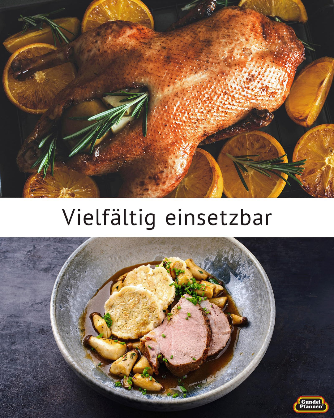Gussdeckel Grillpfanne Induktion Titan-Keramik 41,5x28,5 cm - Bild 4