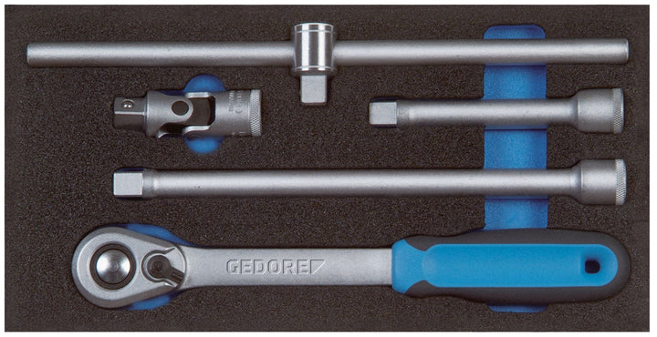 Steckschlüsseleinsatz-Modul 1/2" Check-Tool 1/3-Modul Werkzeugwagen