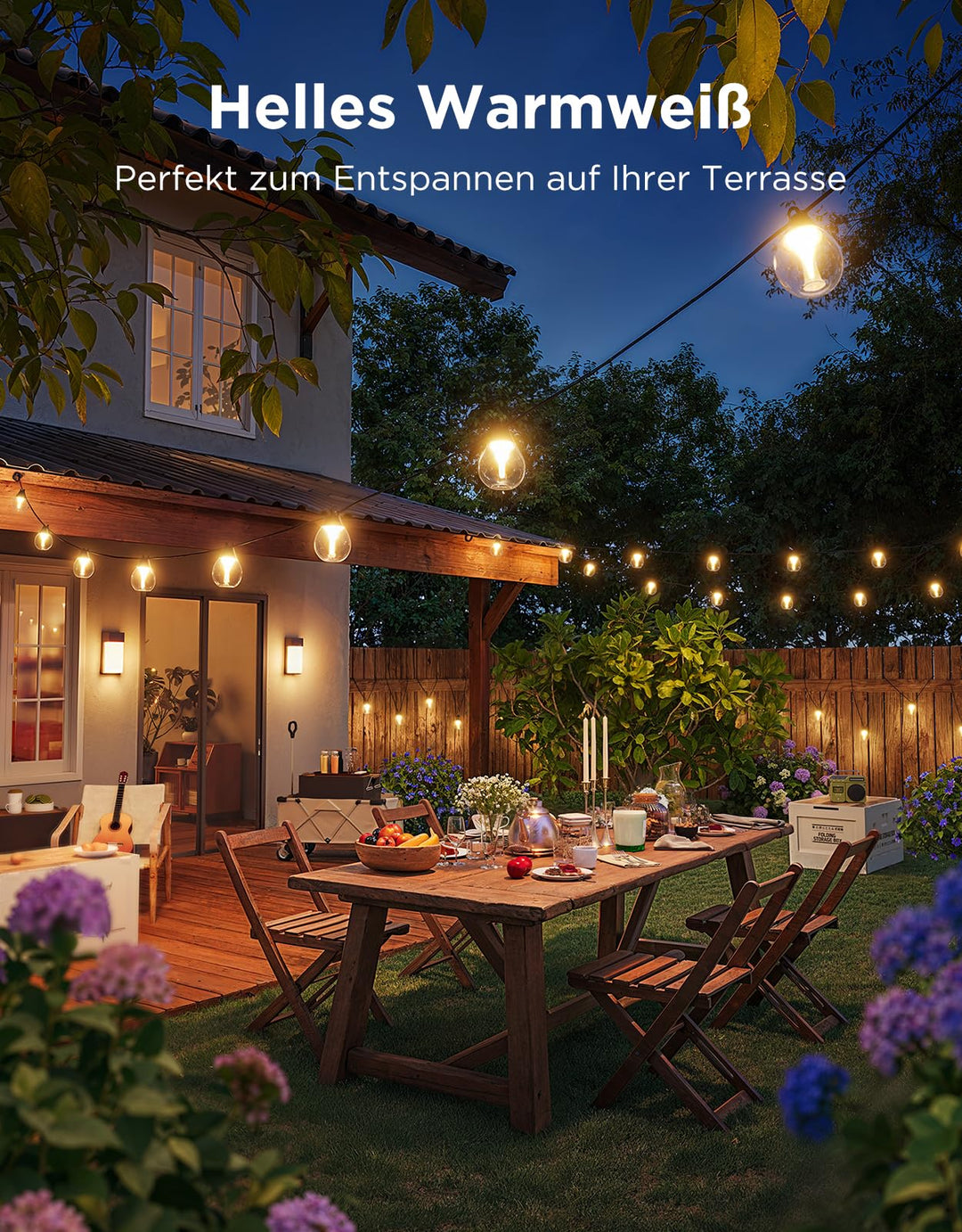 LED Lichterkette Aussen 30m RGBWIC 16 Mio. Farben Musiksync - Bild 4